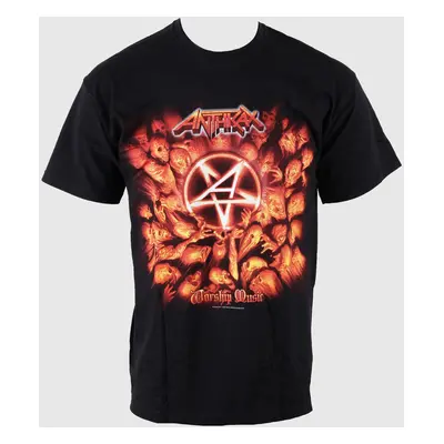 t-shirt metal uomo Anthrax - Worship Music - ROCK OFF - ANTHTEE06MB