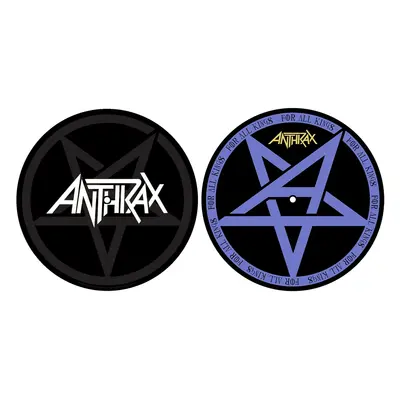 Tappetino per giradischi (set 2pcs) ANTHRAX - PENTANTHRAX / FOR ALL KINGS - RAZAMATAZ