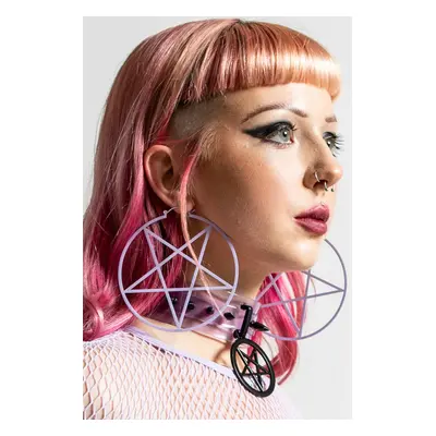 Orecchini KILLSTAR - Pentagram Hoop - Lilla