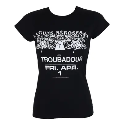 t-shirt metal donna Guns N' Roses - Troubadour - ROCK OFF - GNRTS29LB