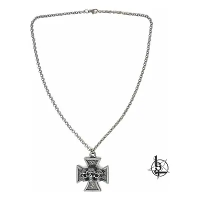 Collana con ciondolo Triple Skull