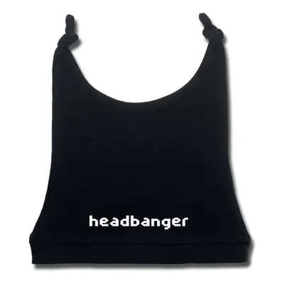 Cappello per bambini headbanger in bianca - black - Metal-Kids