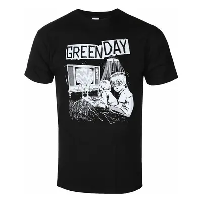 t-shirt metal uomo Green Day - TV Wasteland - ROCK OFF - GDTS35MB