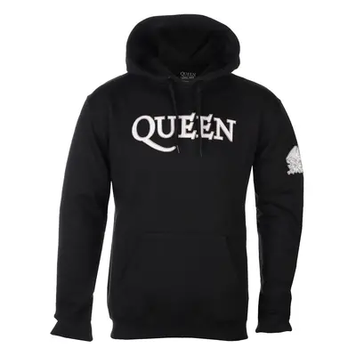 felpa con capuccio uomo Queen - Logo & Crest Applique - ROCK OFF - QUAPQHD01MB