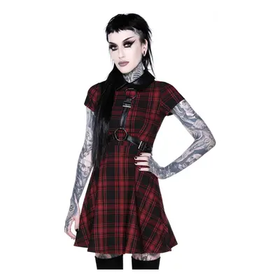 Vestito da donna KILLSTAR - Disgrace Skater Dress - TARTAN