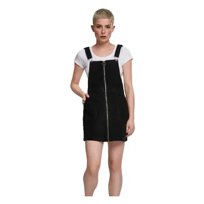 Vestito URBAN CLASSICS - Corduroy Dungaree - nero