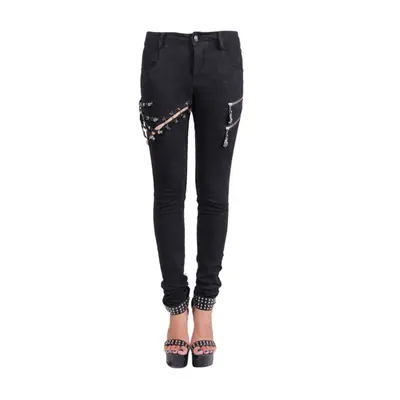 pantaloni donna Devil Moda - Gothic Salem