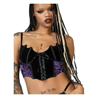 reggiseno (corsetto) da donna KILLSTAR - Fang Burnout - Nero