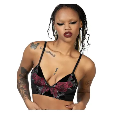 reggiseno donna KILLSTAR - Pandora's Roses - Nero