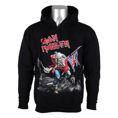 felpa con capuccio uomo Iron Maiden - Scuffed Trooper - ROCK OFF - IMHOOD06MB