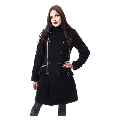 Cappotto da donna POIZEN INDUSTRIES - KARRI - NERO