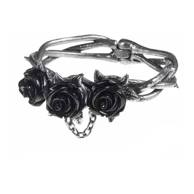 Braccialetto ALCHEMY GOTHIC - Wild Black Rose