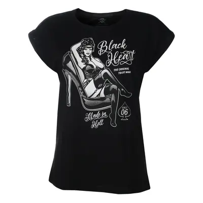 t-shirt street donna - FETISH EXT - BLACK HEART