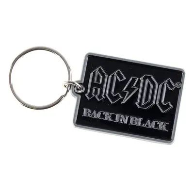 portachiavi (ciondolo) AC / DC - Back In Nero - RAZAMATAZ - KR130