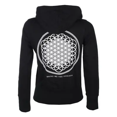 felpa con capuccio donna Bring Me The Horizon - Flower Of Life Lady - ROCK OFF - BMTHHD01LB