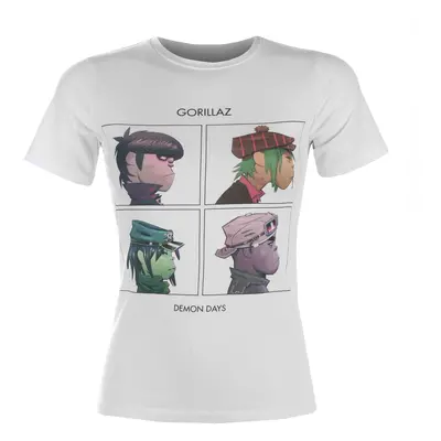 t-shirt metal donna Gorillaz - Demon Days - ROCK OFF - GORTS03LW