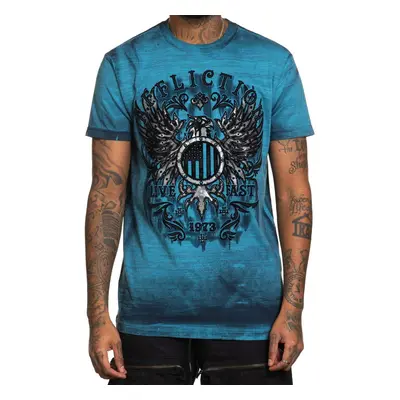 t-shirt hardcore uomo - PHANTOM FLIGHT - AFFLICTION - A26345-DELB