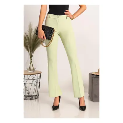 Elegante Pantalone Lungo Casera, Pistacchio