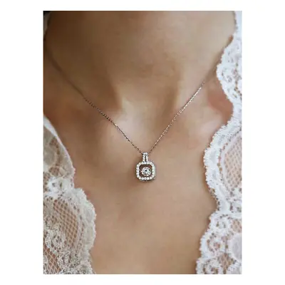 Collana Pendente Elegante, Art506, Argento