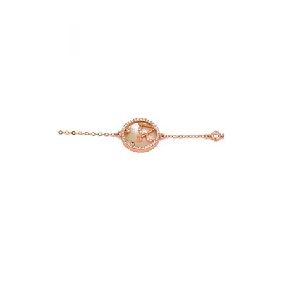 Bracciale Con Pendente, Sagittario, Oro Rosa