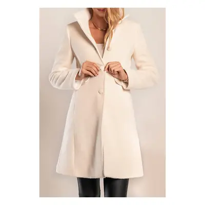 Cappotto Elegante Nusca, Panna