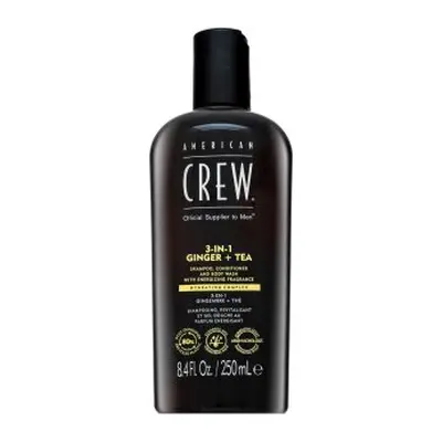 American Crew 3-in-1 Ginger + Tea shampoo, balsamo e gel doccia ml