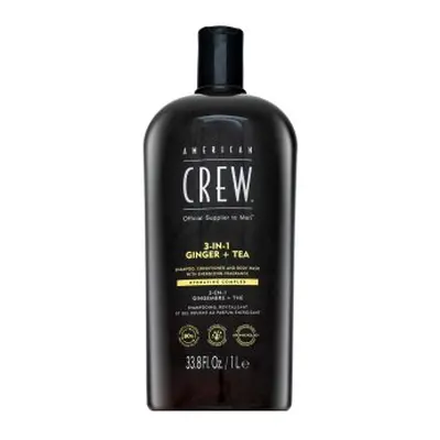 American Crew 3-in-1 Ginger + Tea shampoo, balsamo e gel doccia ml