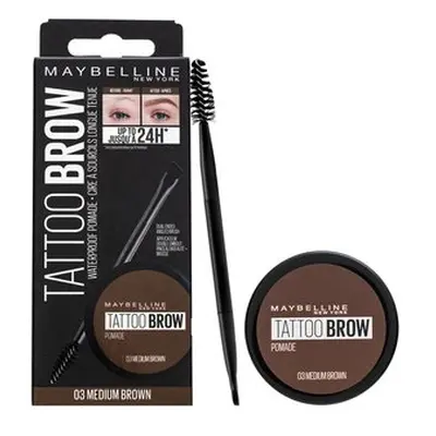 Maybelline Tattoo Brow Pomade gel per le sopracciglia 2in1 Medium Brown