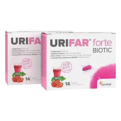 Urifar forte Biotic – D Mannosio in polvere con probiotici (2 scatole)