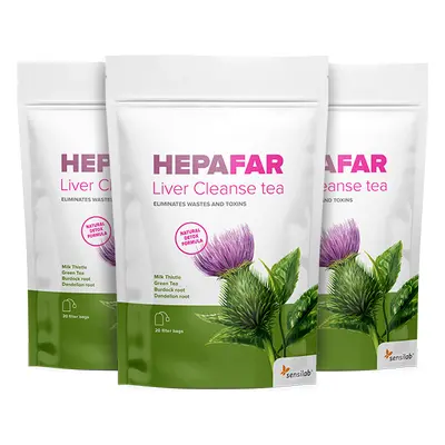 HEPAFAR Liver Cleanse tea 1+2 GRATIS