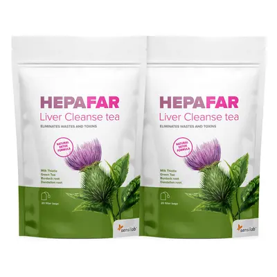 HEPAFAR liver cleanse tea 1+1 GRATIS