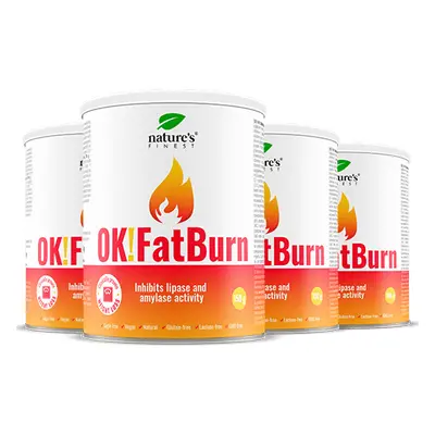 100% Bevanda FatBurn | 4x OK!FatBurn® | con ID-Alg® e L-Carnitina | Migliori Bruciagrassi in Ita