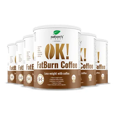 100% FatBurn Caffè | 6x OK!FatBurn® | Con ID-Alg® e L-Carnitina | Corpo più Snello | di Nature's