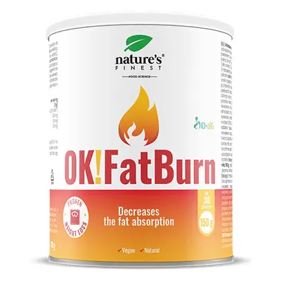 OK!FatBurn | Perdita di peso | Brucia grassi carboidrati e grassi | L-Tirosina L-Carnitina | Stu