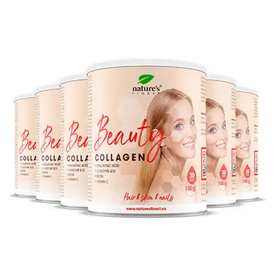 100% Collagene Puro | 6x Beauty Collagen con Ialurone | Miglior Mix di Bevanda al Collagene in I