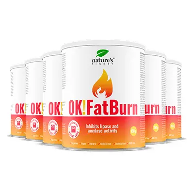 100% Bevanda FatBurn | 6x OK!FatBurn® | con ID-Alg® e L-Carnitina | Migliori Bruciagrassi in Ita