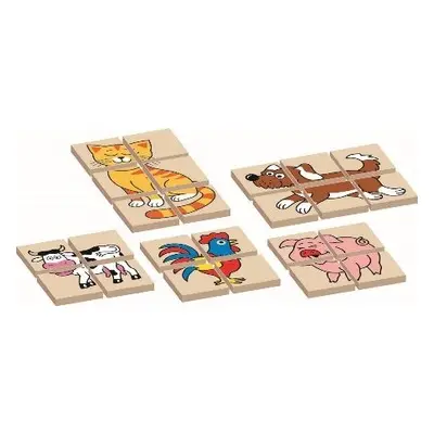 Puzzle in legno Animaletti