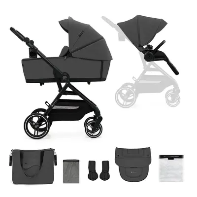 KINDERKRAFT SELECT Passeggino combinato Yoxi 2in1 Moonlight Grey