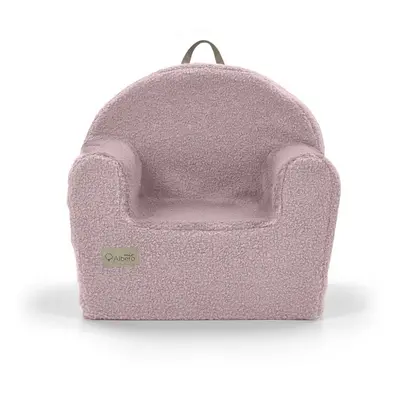 KLUPS Poltrona Boucle rosa sporco 50x35x45 cm