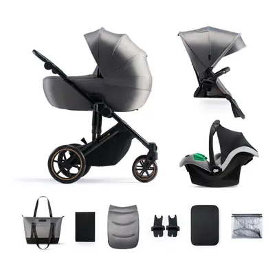 KINDERKRAFT SELECT Passeggino combinato in Prime Shadow Grey, Premium