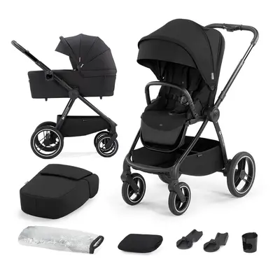 KINDERKRAFT SELECT Passeggino combinato Nea 2in1 Midnight Black, Premium