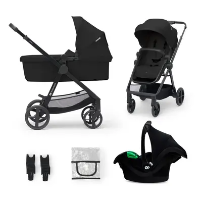 KINDERKRAFT Passeggino combinato in Newly Classic nero + Visone PRO