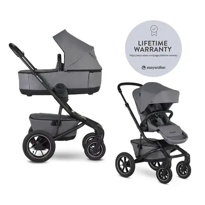 EASYWALKER Passeggino combinato Jimmey 2in1 Iris Grey LITE AIR