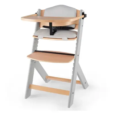 KINDERKRAFT Sedia da pranzo Enock con imbottitura Legno grigio, Premium