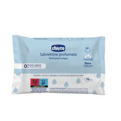 CHICCO Salviette umidificate per bambini delicatamente profumate da borsetta pz