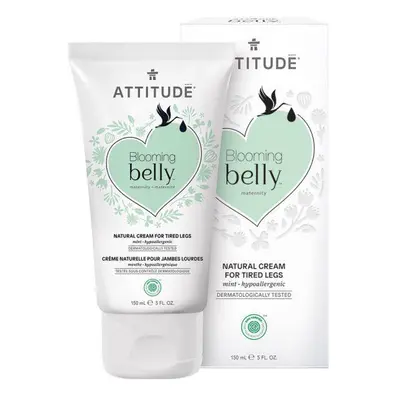 ATTITUDE Crema naturale per gambe stanche Blooming Belly non solo per donne incinte con menta ml