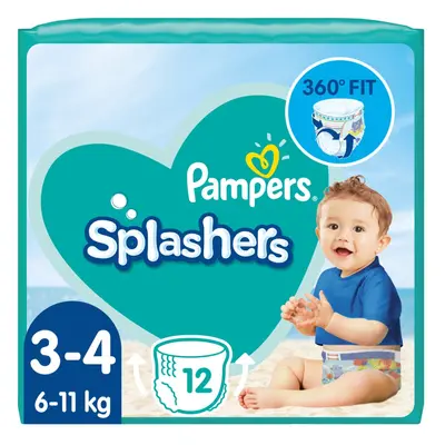 PAMPERS Mutandine per pannolini impermeabili Splashers taglia (12 pezzi) kg