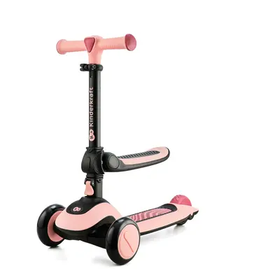 KINDERKRAFT sdraietta e monopattino 2in1 Halley Rose rosa