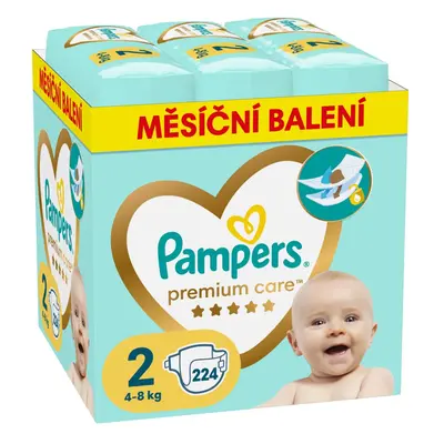 Pannolini usa e getta PAMPERS Premium Care taglia (224 pz) kg - confezione mensile