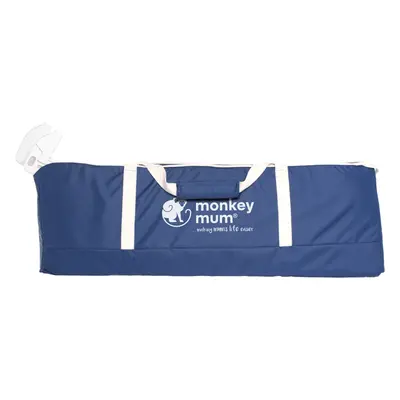 Borsa di trasporto Monkey Mum® grande per la sponda letto - blu scuro